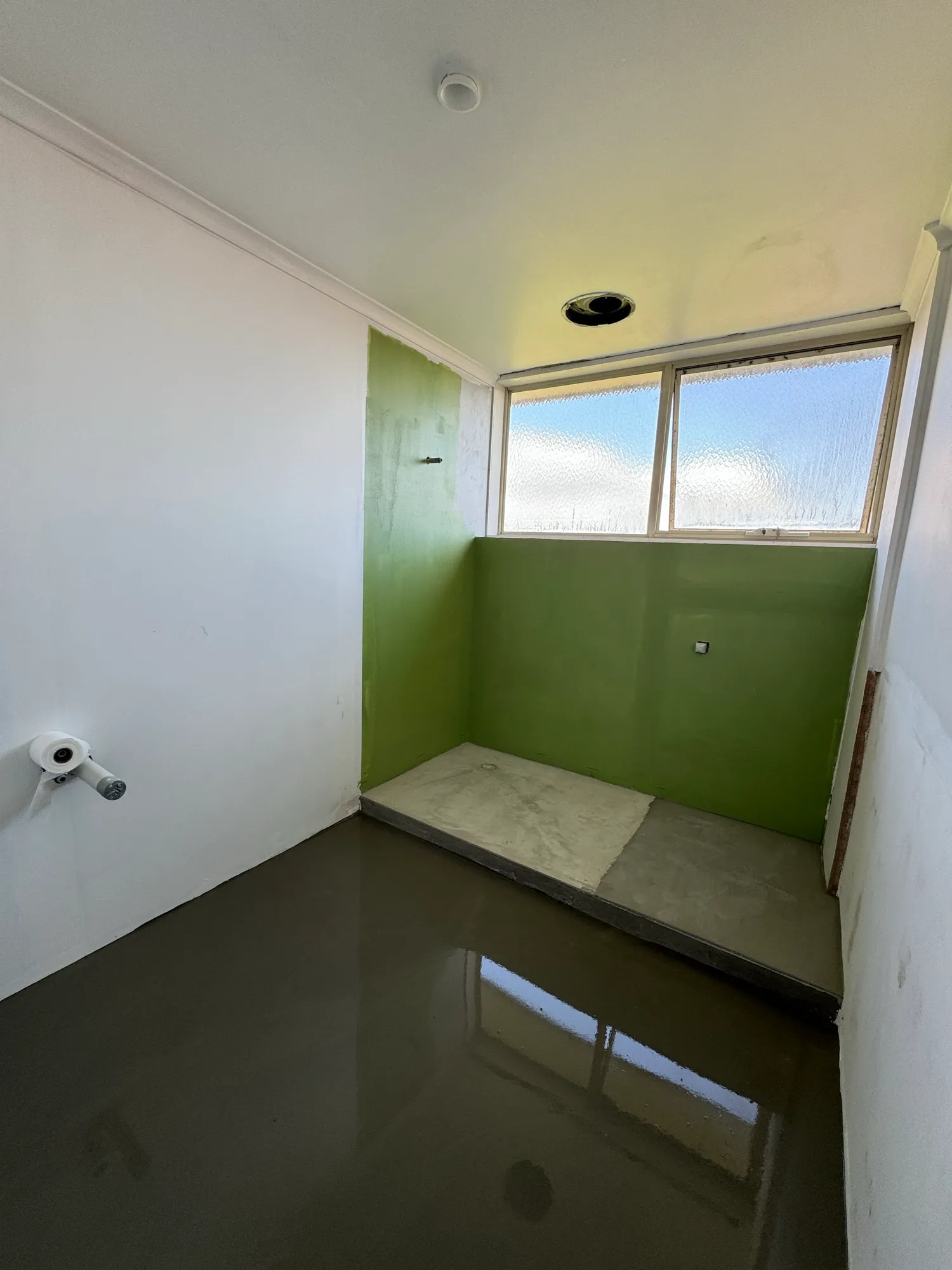 A full bathroom renovation - Waterproofing