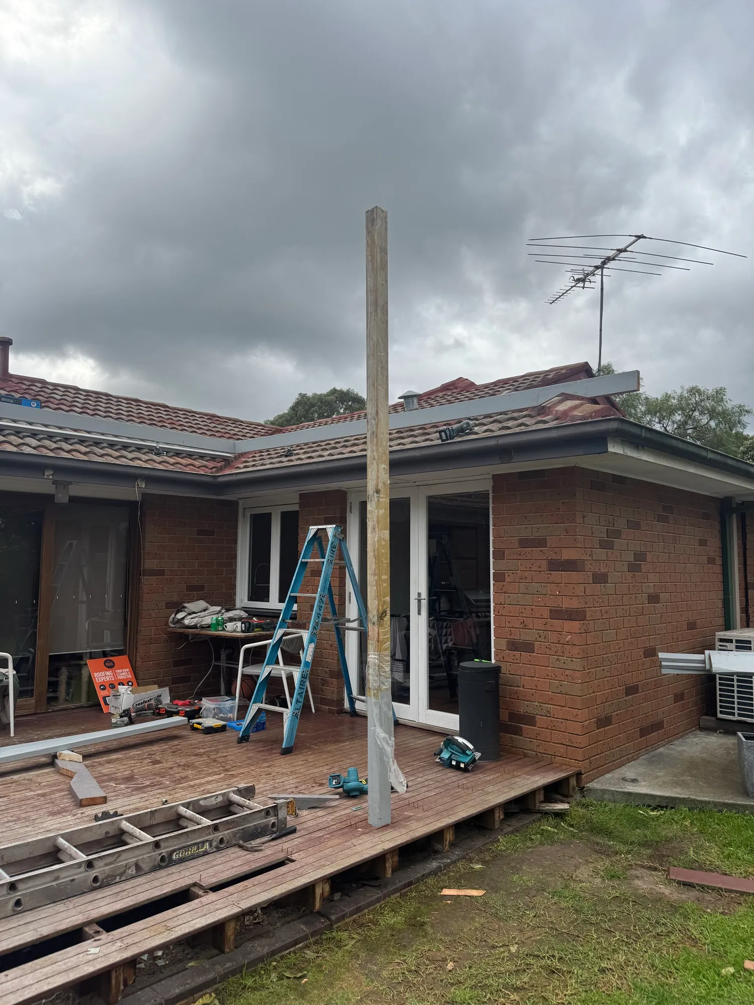 Pergola build - before